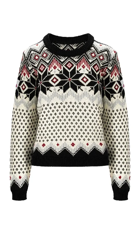 Women's Vilja Knit Sweater (Past Season) Wool Fabric Cashmere Fabric Tweed Fabric