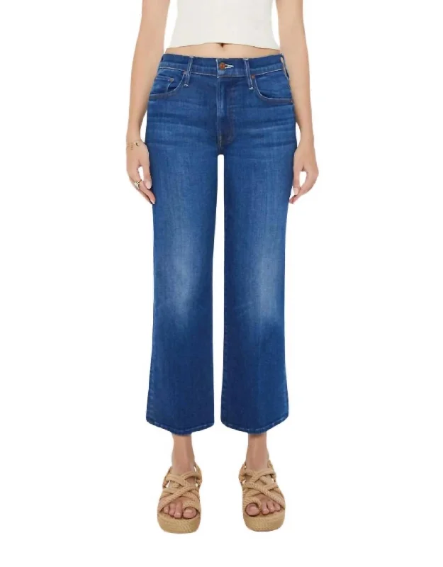The Mid Rise Rambler Zip Ankle Jeans In Coastal Colors Stylish High-Rise Mom Jeans