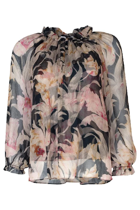 Karla Blouse - Dark Lily Chic Sleeveless Blouse