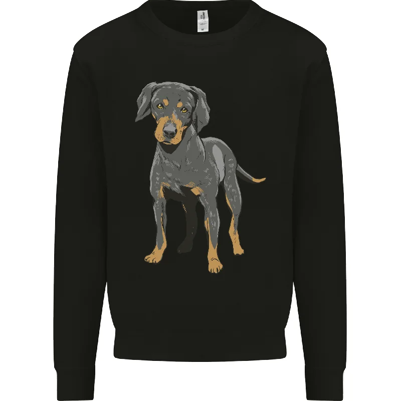 A Coonhound Dog Mens Sweatshirt Jumper Hoodie with Strings Custom Fit Adjustable