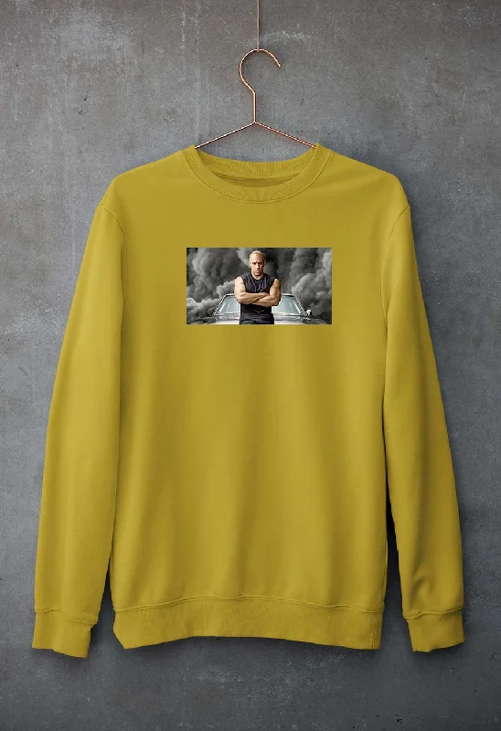 Fast X Vin Diesel Unisex Sweatshirt for Men/Women Hoodie with Slit Hem Functional Movement Fast X Vin Diesel Unisex Sweatshirt for Men/Women Hoodie with Slit Hem Functional Movement