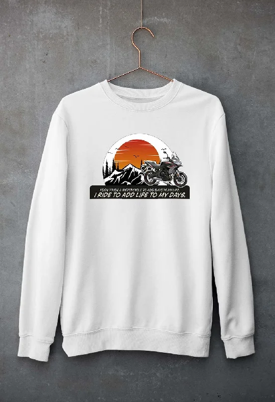 Ride Unisex Sweatshirt for Men/Women Hoodie with Slit Hem Functional Movement
