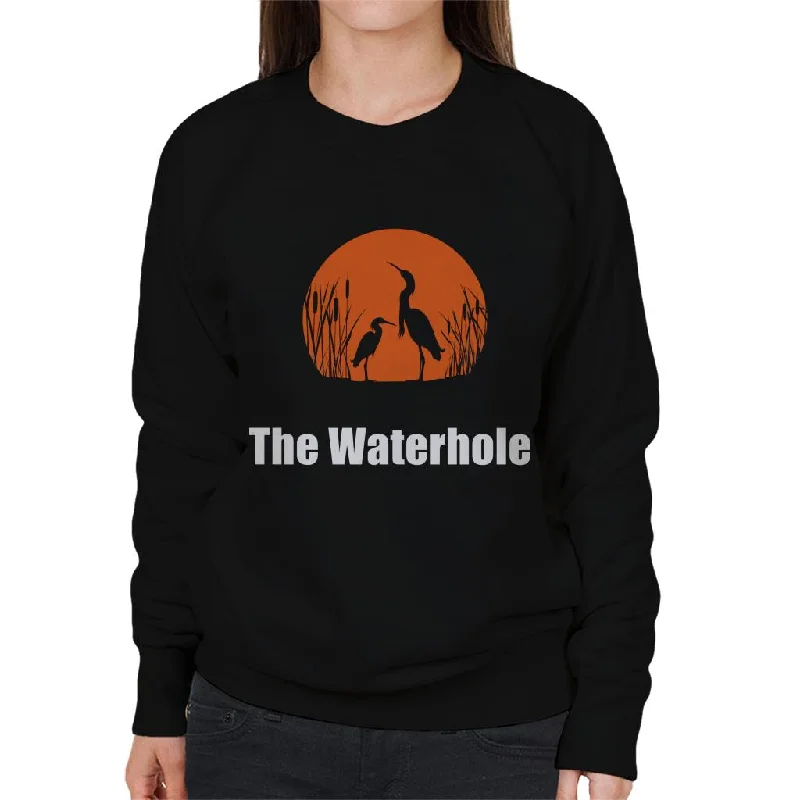Neighbours The Waterhole Women's Sweatshirt Hoodie with Hem Raw Edge Edgy Unfinished Neighbours The Waterhole Women's Sweatshirt Hoodie with Hem Raw Edge Edgy Unfinished