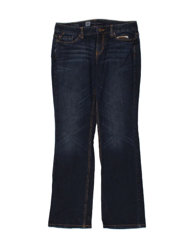 MOSSIMO Womens Curvy Bootcut Jeans US 10 Medium W32 L32 Navy Blue Cotton Comfortable Straight-Legged Denim MOSSIMO Womens Curvy Bootcut Jeans US 10 Medium W32 L32 Navy Blue Cotton Comfortable Straight-Legged Denim