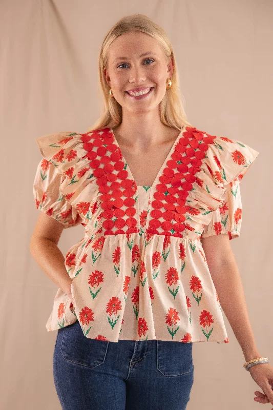 Field Of Daydreams Blouse Romantic Lace Blouse