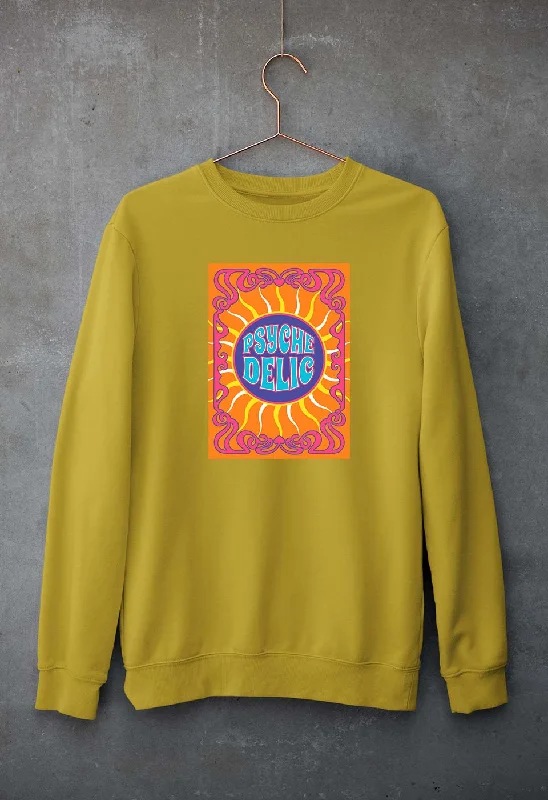 Psychedelic Unisex Sweatshirt for Men/Women Hoodie with Applique Textured Unique