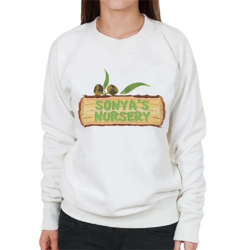 Neighbours Sonya's Nursery Women's Sweatshirt Hoodie with Pattern Geometric Abstract