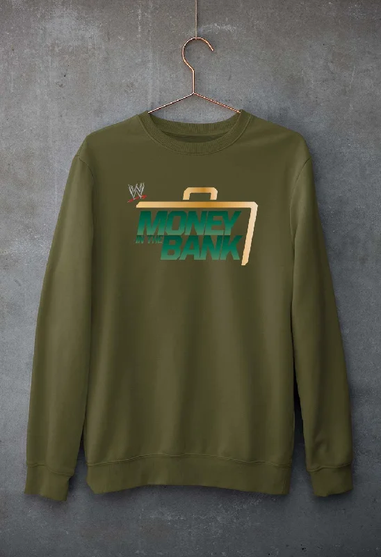 WWE Money in the Bank Unisex Sweatshirt for Men/Women Hoodie with Raglan Sleeves Sporty Comfortable WWE Money in the Bank Unisex Sweatshirt for Men/Women Hoodie with Raglan Sleeves Sporty Comfortable