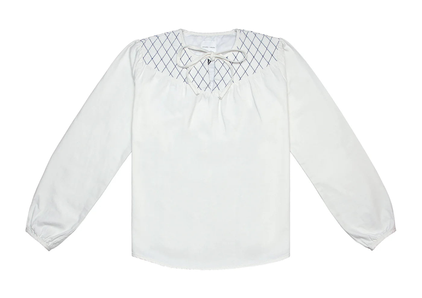 Clio Blouse Ecru Soft Knit Blouse