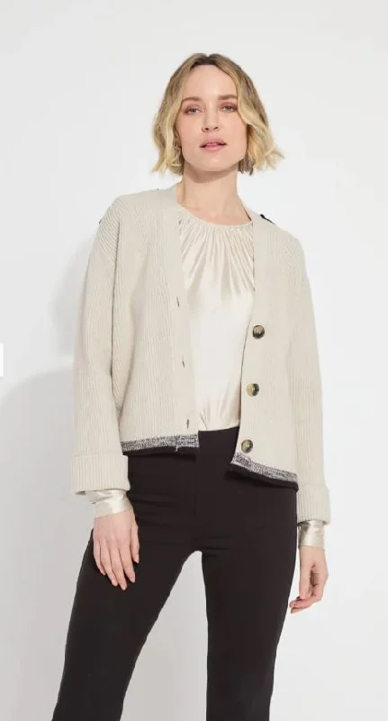 Lysse -  Lilith Cardigan Sweater Silk Blend Satin Velvet