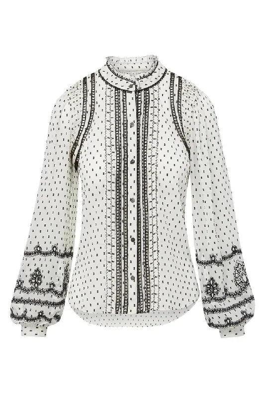 Pilotti Blouse Sleeveless Chiffon Blouse