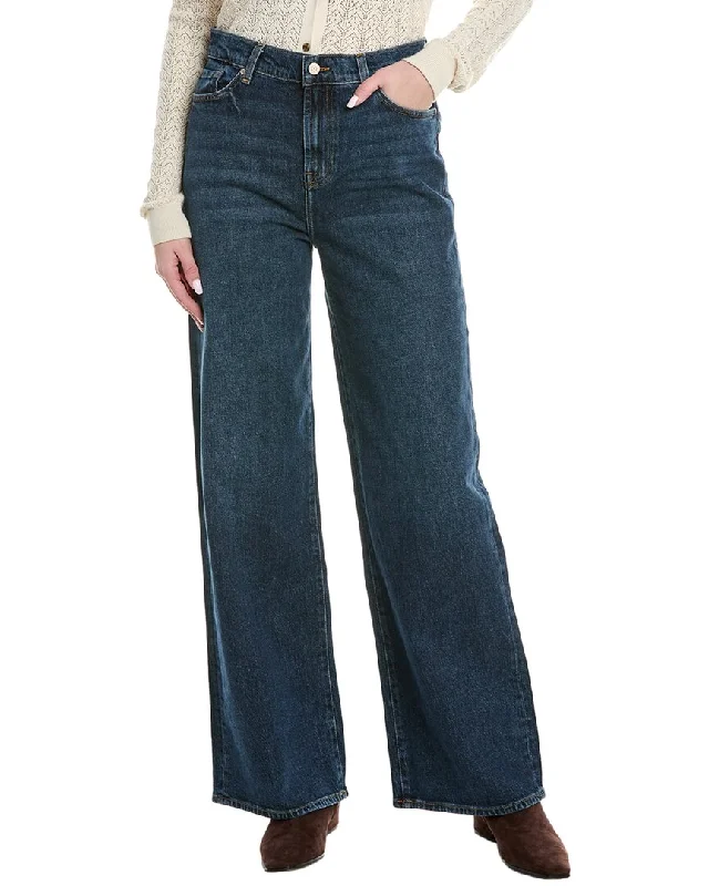 7 For All Mankind Scout Thrill Wide Leg Jean Chic Faded Blue Jeans