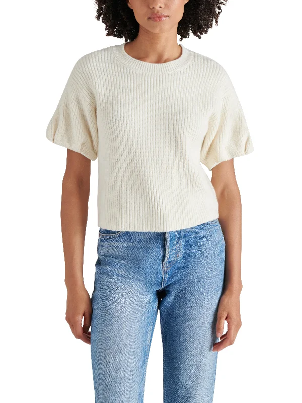 JADEY SWEATER Turtle Neck Boat Neck Asymmetrical Neck