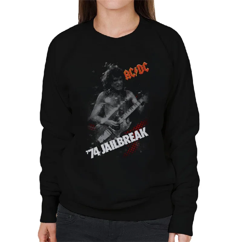 AC/DC 74 Jailbreak Women's Sweatshirt Hoodie with Patch Decorative Personalized