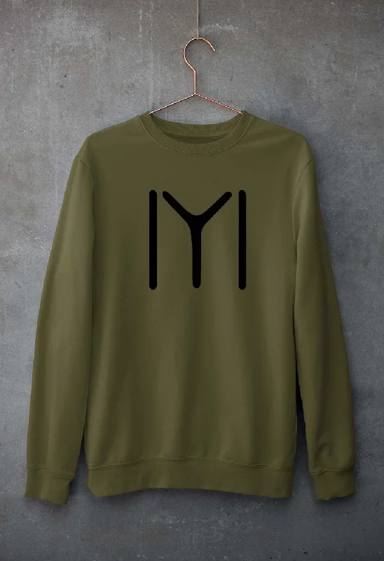 Ertugrul Unisex Sweatshirt for Men/Women Hoodie with High-Low Hem Asymmetrical Trendy Ertugrul Unisex Sweatshirt for Men/Women Hoodie with High-Low Hem Asymmetrical Trendy