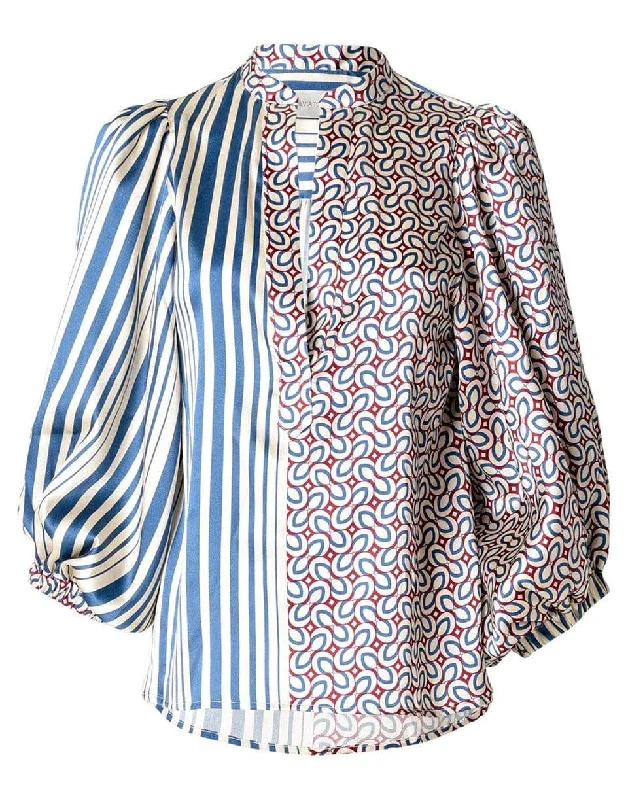 Sanford Blouse - Burgundy Boho Chic Blouse