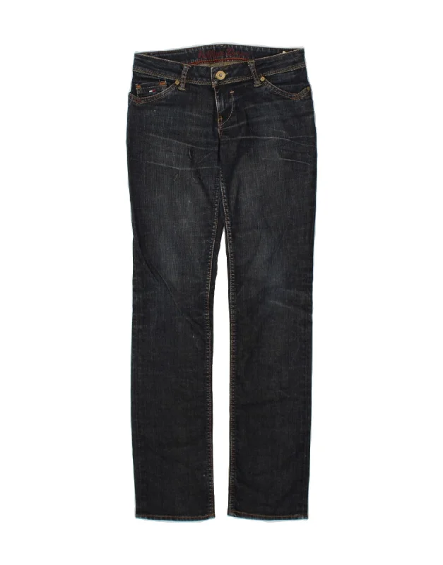 TOMMY HILFIGER Womens Slim Jeans W28 L34 Navy Blue Cotton Trendy Classic Fit Jeans