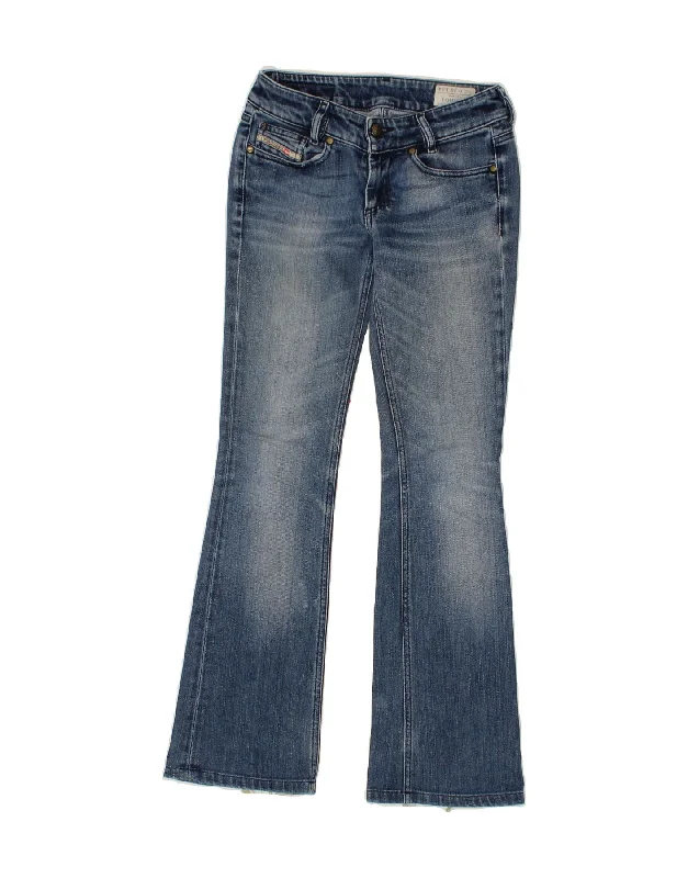 DIESEL Womens Louvely Bootcut Jeans W25 L30  Blue Cotton Stylish High-Waist Jeans