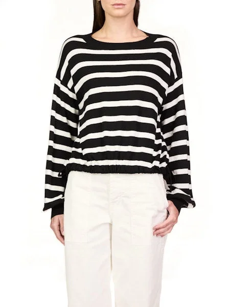 Side Tie Sweater Terry Terry Cloth Terry Knit