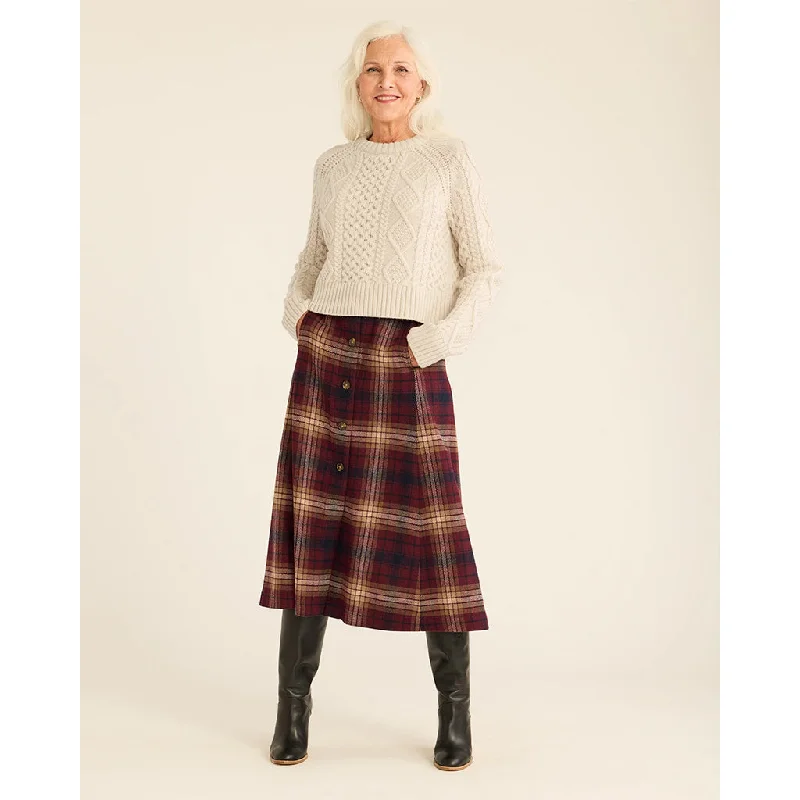 Pendleton Women's Shetland Collection Cropped Fisherman Sweater Denim Fabric Leather Fabric Suede Fabric Pendleton Women's Shetland Collection Cropped Fisherman Sweater Denim Fabric Leather Fabric Suede Fabric