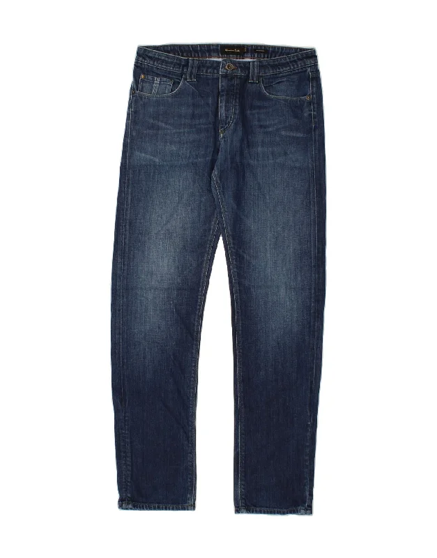 MASSIMO DUTTI Womens Slim Jeans EU 42 Large W32 L32 Blue Cozy Relaxed Fit Jeans