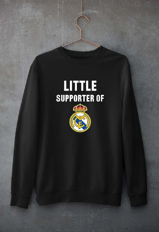 Little Supporter Real Madrid Unisex Sweatshirt for Men/Women Hoodie with Hood Adjustable Protection Little Supporter Real Madrid Unisex Sweatshirt for Men/Women Hoodie with Hood Adjustable Protection