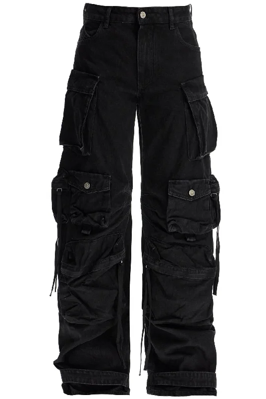The Attico Women's Fern Cargo Jeans Casual Straight-Leg Jeans