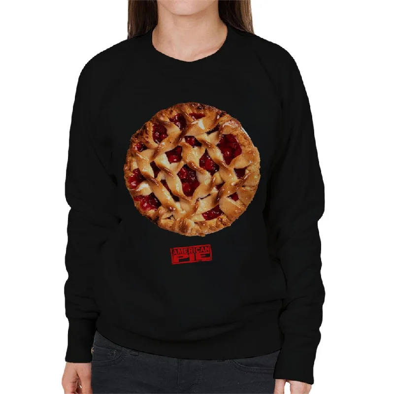 American Pie Freshly Baked Women's Sweatshirt Hoodie with Lace Feminine Delicate