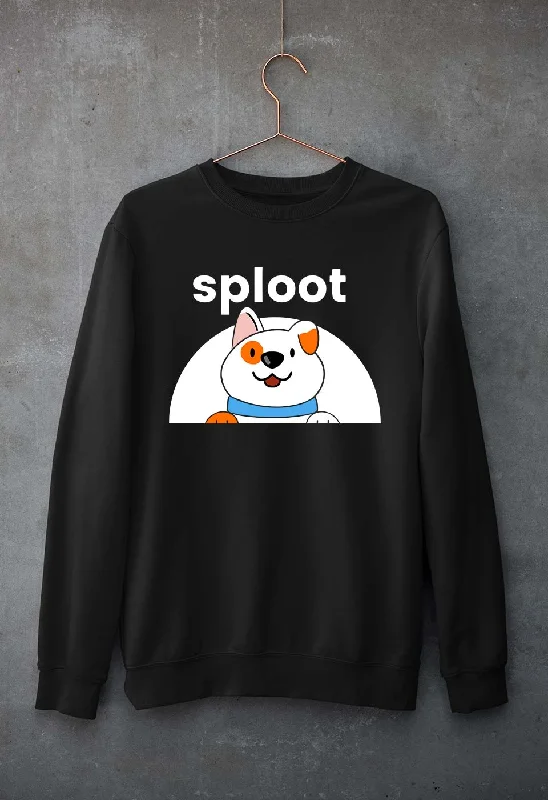Sploot Unisex Sweatshirt for Men/Women Hoodie with Hem Frayed Vintage Worn