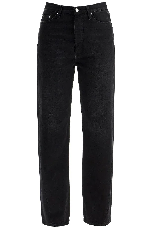 Toteme Women's Twisted Seam Straight Jeans Comfortable Jogger Style Jeans