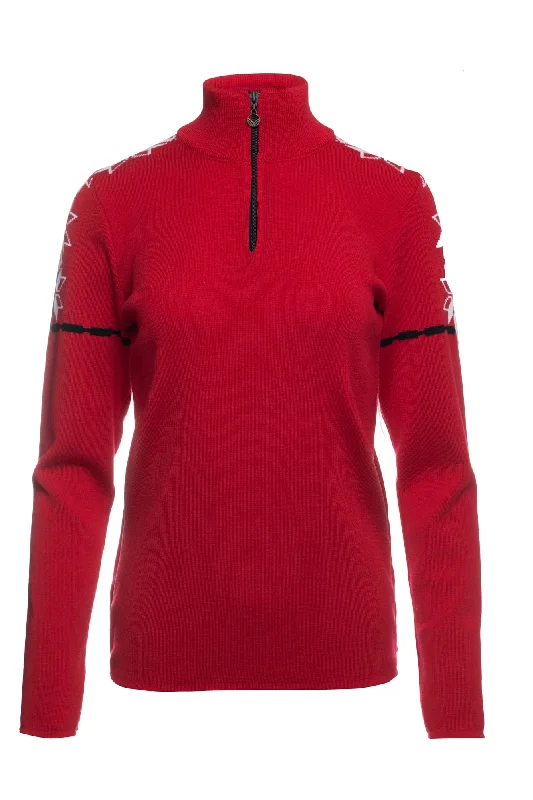 Women's Mt. Blatind Merino Sweater (Past Season) Polka Dot Checkered Tartan