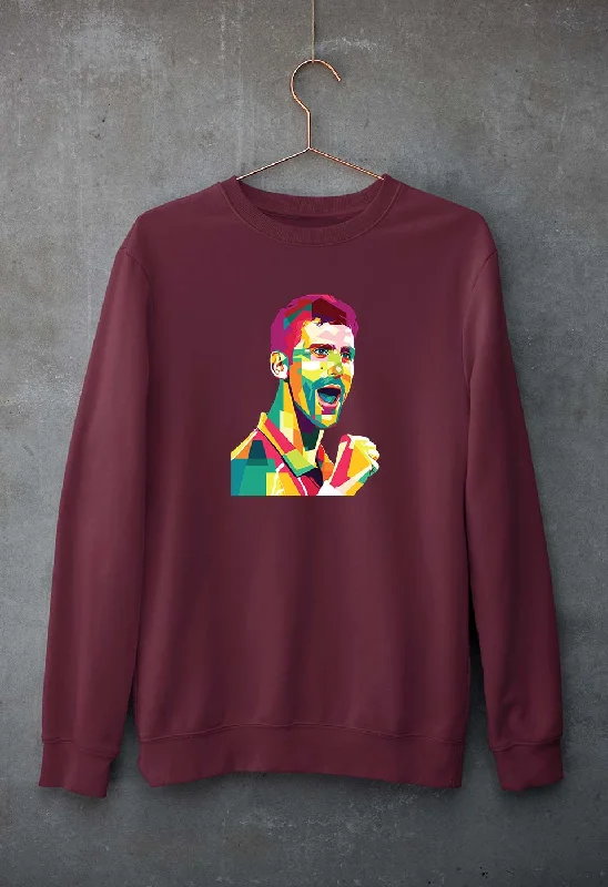 Novak Djokovic Tennis Unisex Sweatshirt for Men/Women Hoodie with Logo Branding Identity Novak Djokovic Tennis Unisex Sweatshirt for Men/Women Hoodie with Logo Branding Identity