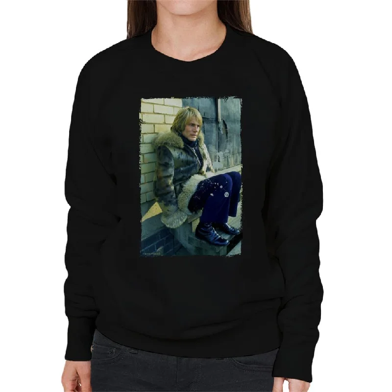 TV Times Adam Faith Appearing In TV Series Budgie Women's Sweatshirt Hoodie with Raglan Sleeves Sporty Comfortable TV Times Adam Faith Appearing In TV Series Budgie Women's Sweatshirt Hoodie with Raglan Sleeves Sporty Comfortable