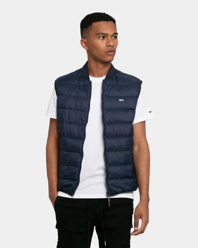 Tommy Jeans Packable Light Down Vest Twilight Navy Elegant Tapered Leg Denim