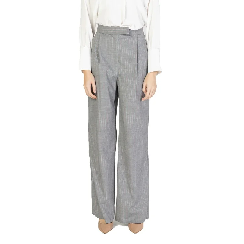Rinascimento multi Polyester Jeans & Women's Pant Trendy Wide-Leg High-Waist Denim