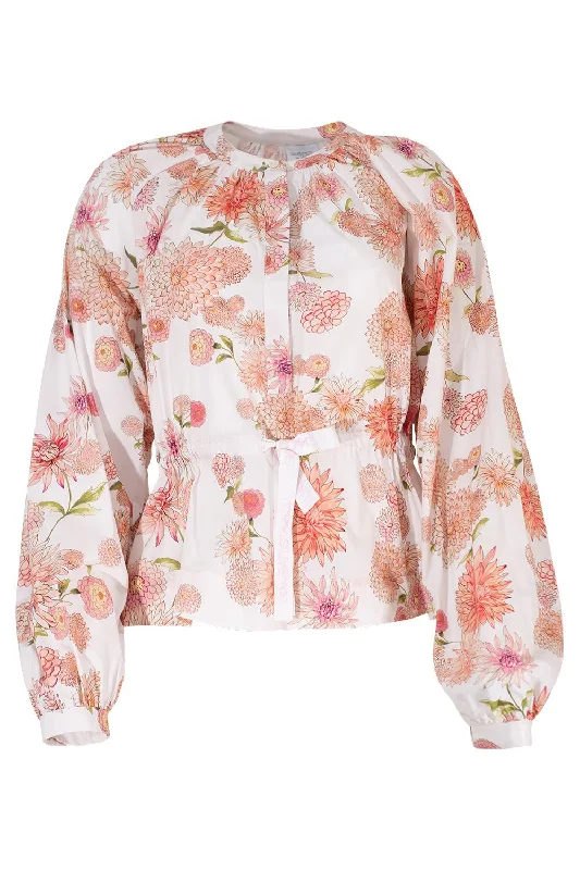 Dahlia Blouse Feminine Puff Blouse