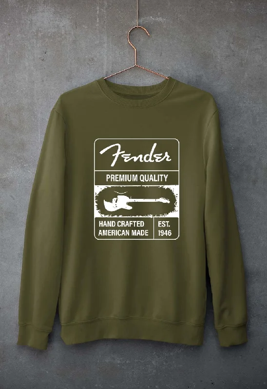 Fender Unisex Sweatshirt for Men/Women Hoodie with Hem Lace Feminine Delicate