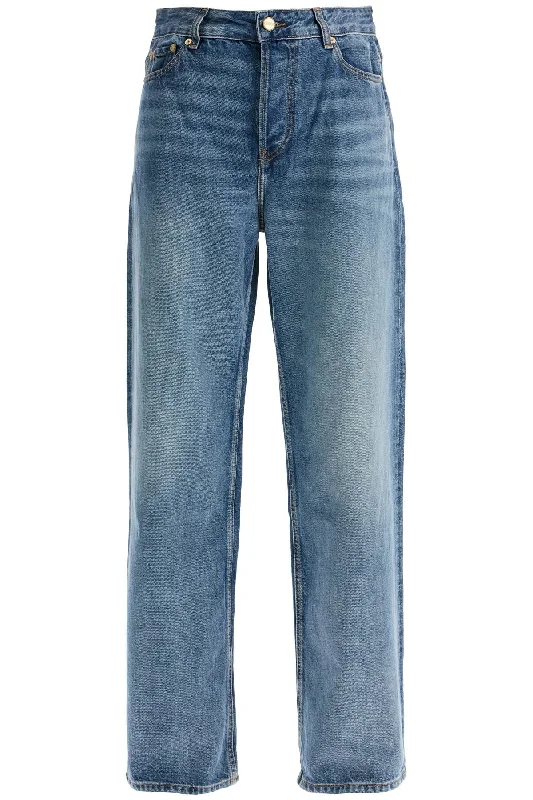 Ganni Women's Baggy Jeans With Iz Cozy Relaxed Fit Jeans