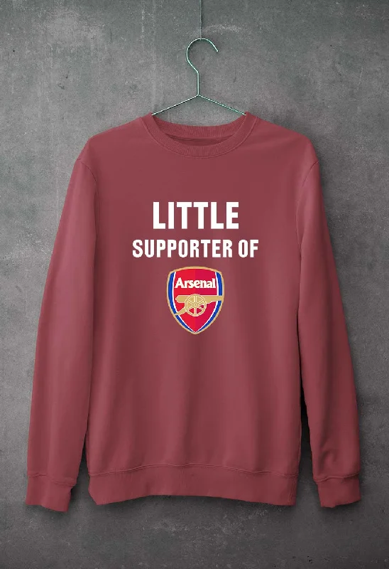 Little Supporter Arsenal Unisex Sweatshirt for Men/Women Hoodie with Front Slit Layering Stylish Little Supporter Arsenal Unisex Sweatshirt for Men/Women Hoodie with Front Slit Layering Stylish