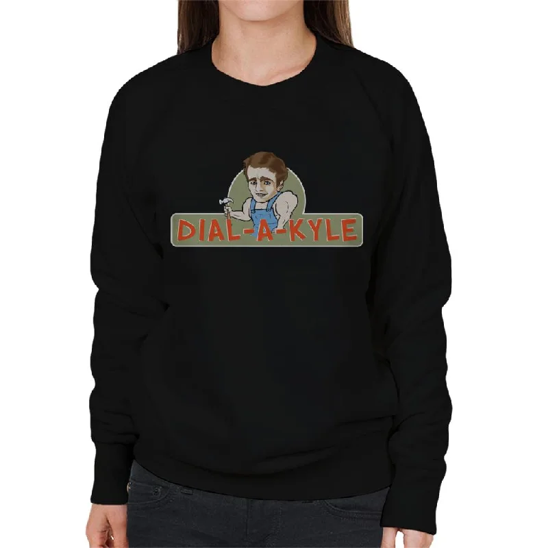 Neighbours Dial A Kyle Women's Sweatshirt Hoodie with Reflective Safety Nightwear