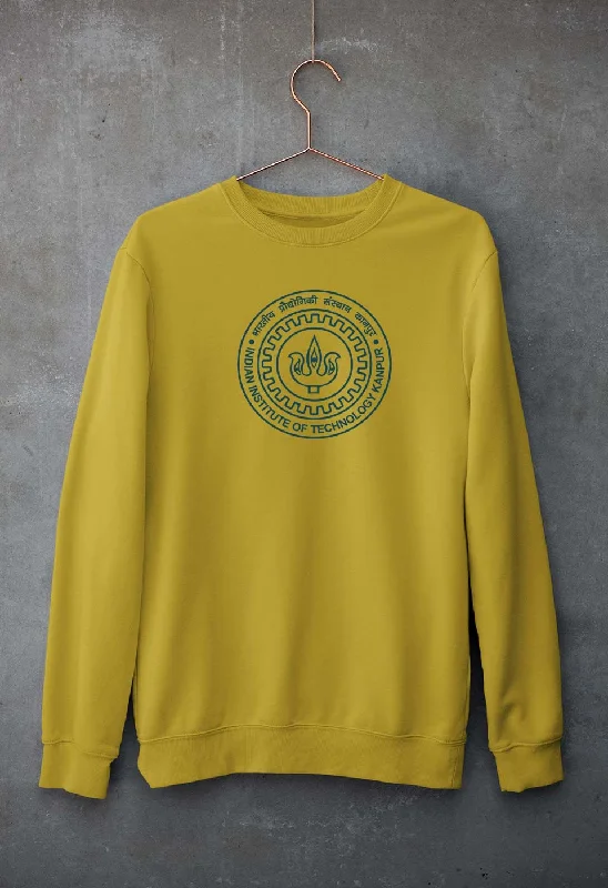 IIT Kanpur Unisex Sweatshirt for Men/Women Hoodie with Hood Adjustable Protection