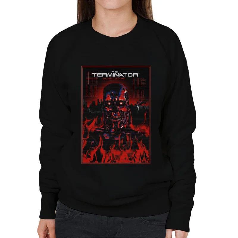 Terminator Your Future Is In Its Hands Endoskeleton Women's Sweatshirt Hoodie with Mesh Breathable Sporty Terminator Your Future Is In Its Hands Endoskeleton Women's Sweatshirt Hoodie with Mesh Breathable Sporty