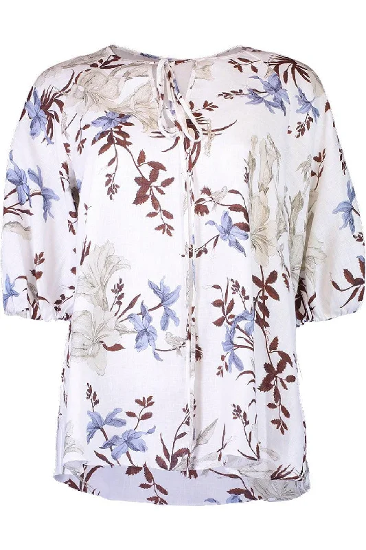 Eleni Blouse Feminine Ruffle Blouse