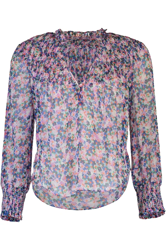Mertie Blouse Stretchy Fitted Blouse