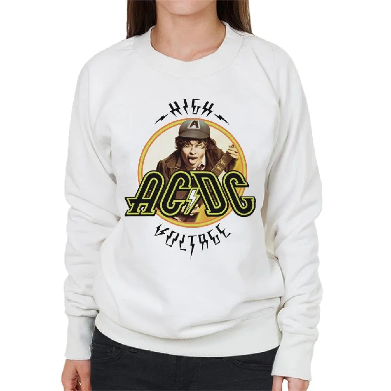 AC/DC High Voltage Angus Young Women's Sweatshirt Hooded Sweatshirt Casual Wear Street Style AC/DC High Voltage Angus Young Women's Sweatshirt Hooded Sweatshirt Casual Wear Street Style