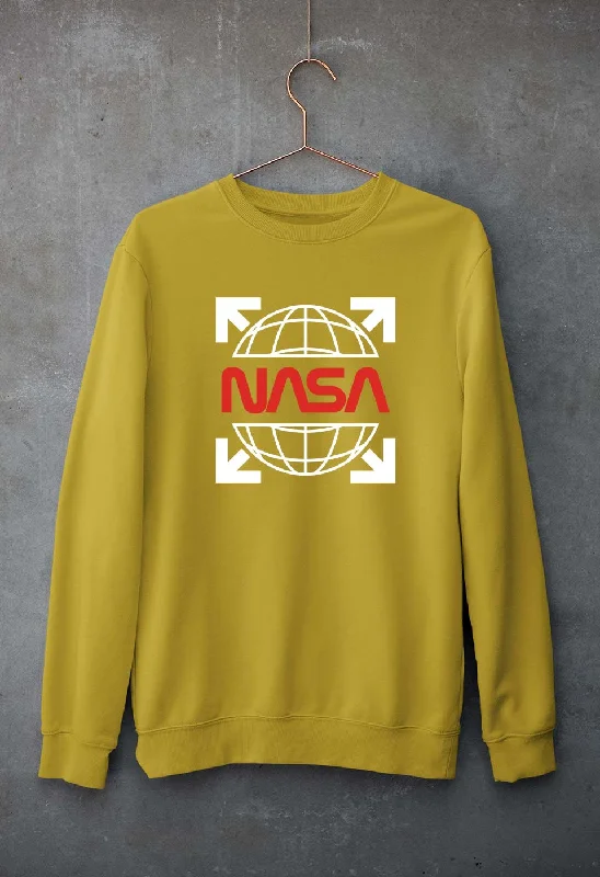 Nasa White Off Unisex Sweatshirt for Men/Women Hoodie with Ribbed Cuffs Snug Fit Comfort Nasa White Off Unisex Sweatshirt for Men/Women Hoodie with Ribbed Cuffs Snug Fit Comfort