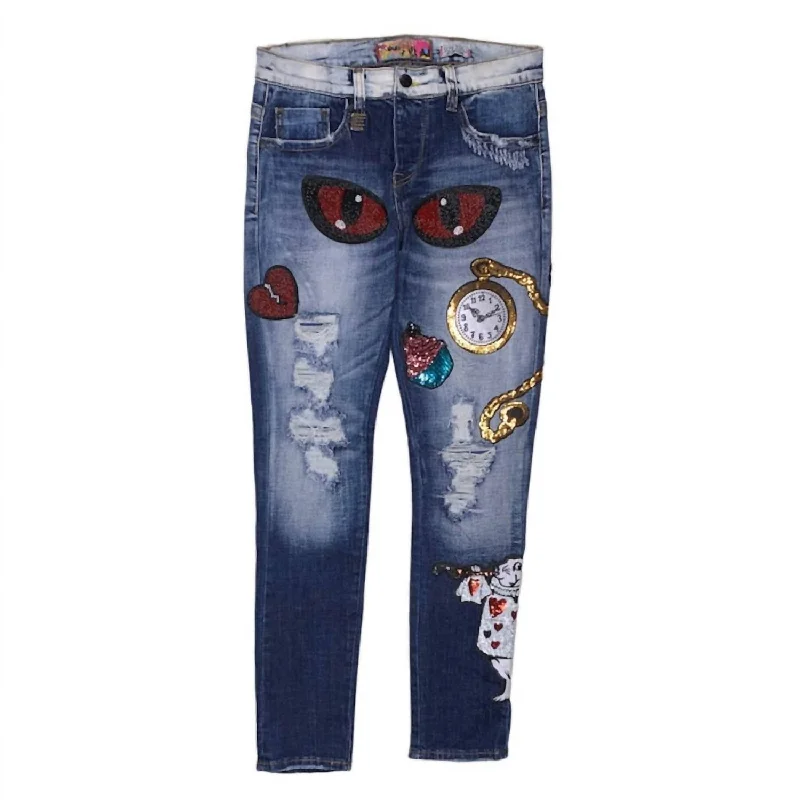 Women's Chester Cat Jeans In Indigo Chic Vintage-Inspired Denim Jeans