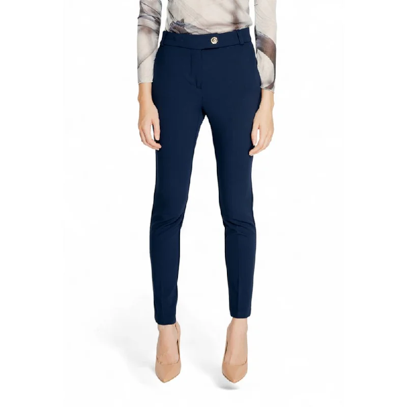 Rinascimento  Polyester Jeans & Women's Pant Fashionable White Denim Jeans