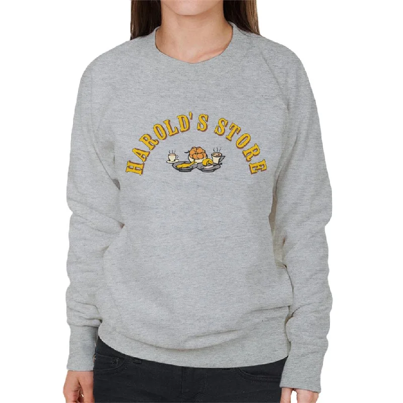 Neighbours Harolds Store Logo Women's Sweatshirt Hoodie with Toggle Buttons Decorative Unique Neighbours Harolds Store Logo Women's Sweatshirt Hoodie with Toggle Buttons Decorative Unique