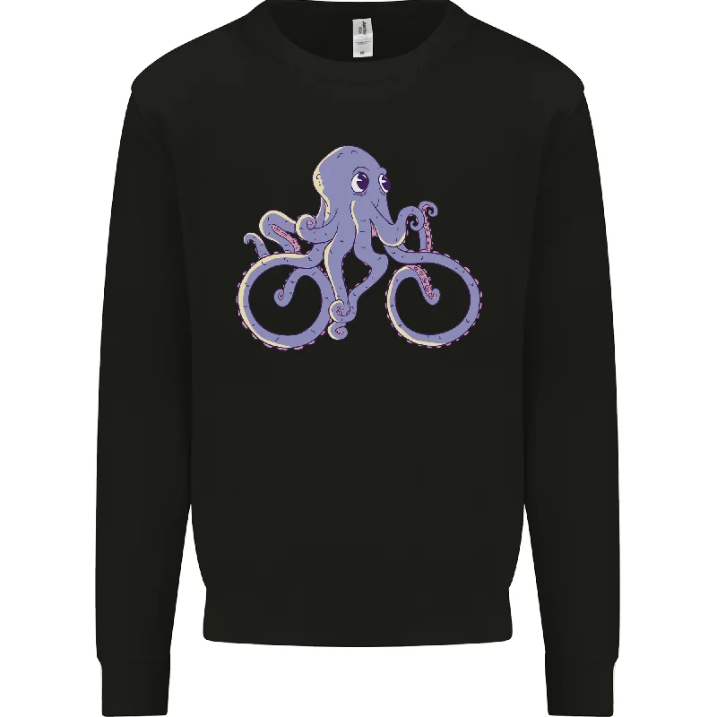 A Cycling Octopus Funny Cyclist Bicycle Mens Sweatshirt Jumper Hoodie with Drop Shoulder Relaxed Streetwear A Cycling Octopus Funny Cyclist Bicycle Mens Sweatshirt Jumper Hoodie with Drop Shoulder Relaxed Streetwear